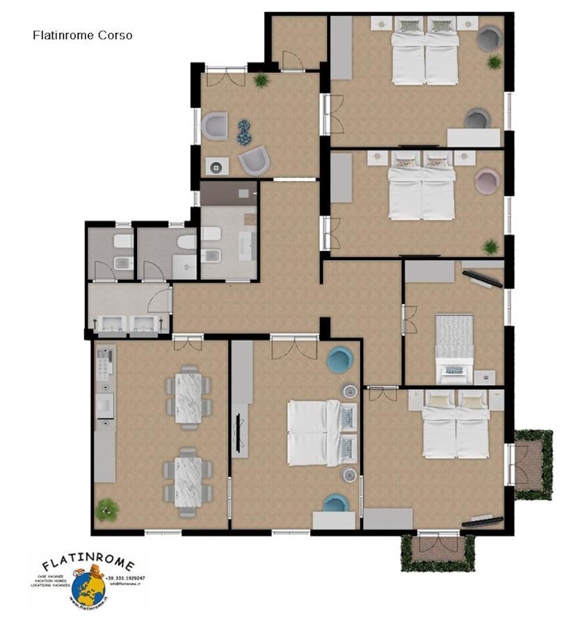 Appartamento "Corso - Cuore Di Roma" By FlatinRoma Exterior foto
